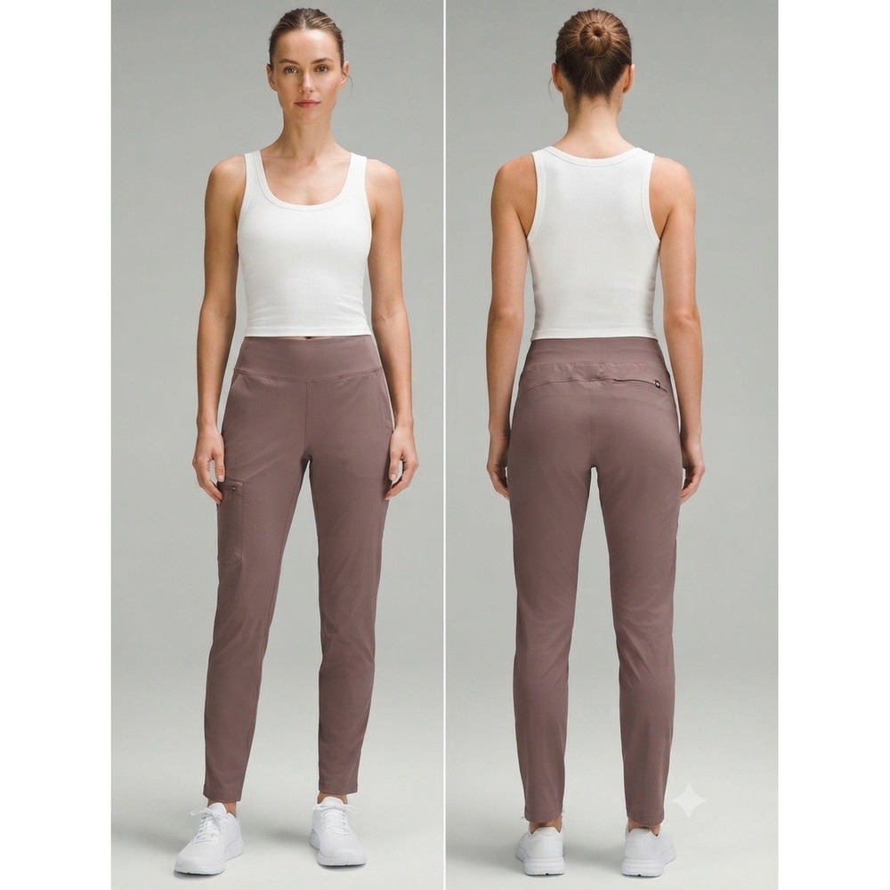 Women's Casual Lightweight Hiking Pants Dusty Rose Slim Fit‎ Size XS
